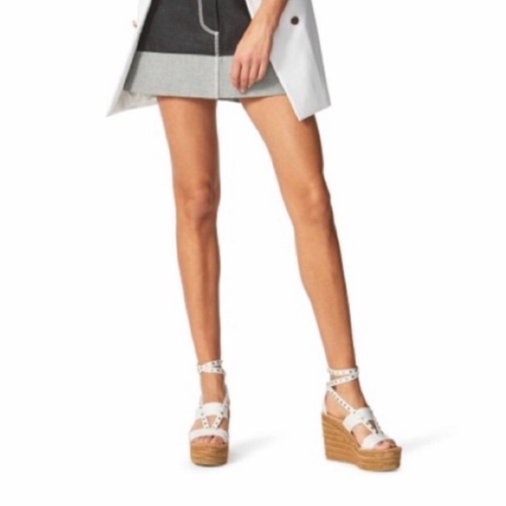 Jimmy Choo White Wedges